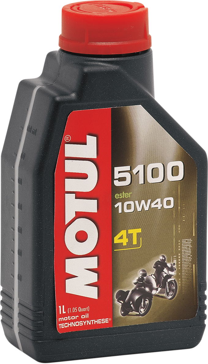 Motul 5100 10W-40 motorcycle engine oil bottle