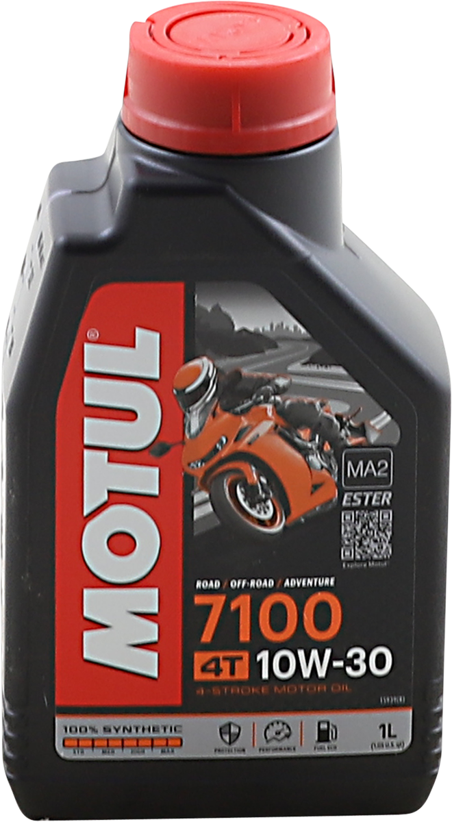 Synthetic motorcycle oil beside a lightweight Yamaha supersport maintenance discussion