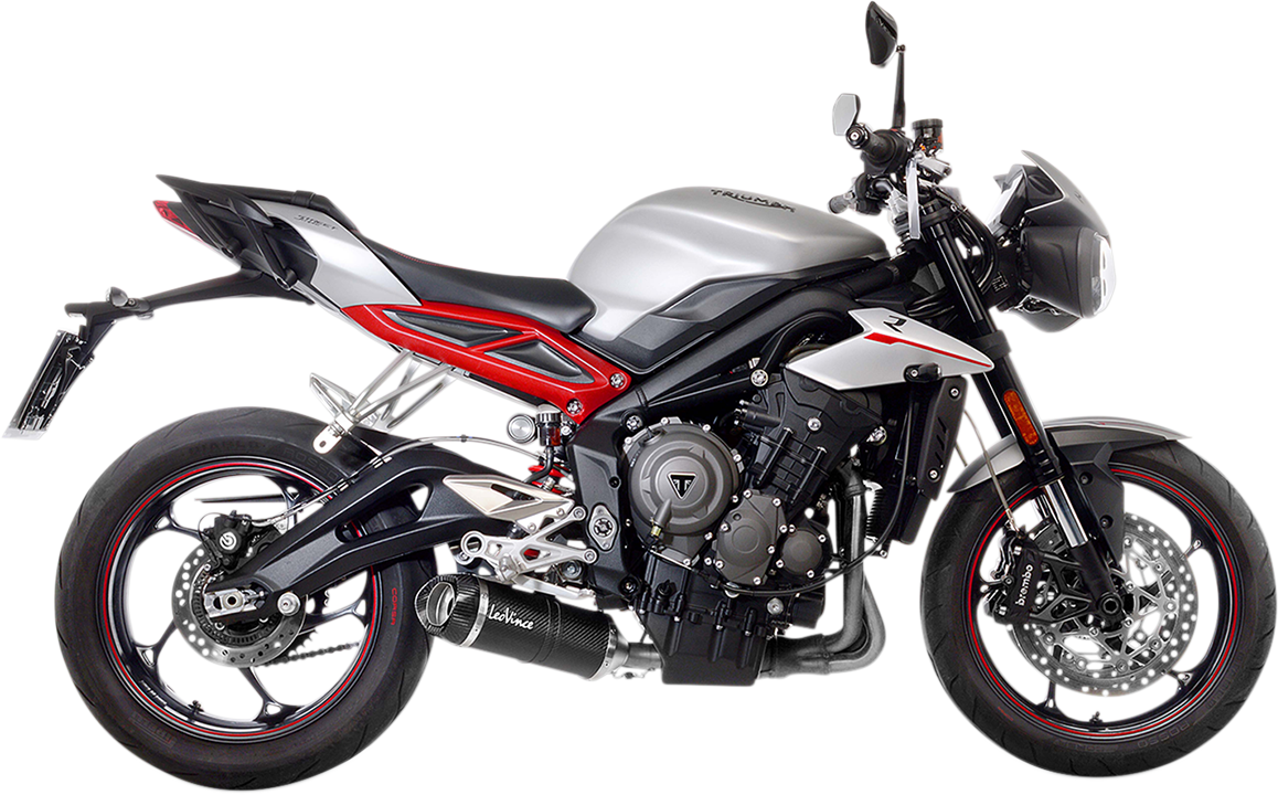 2022 Triumph Street Triple R exhaust options at Parts4Motorcycles