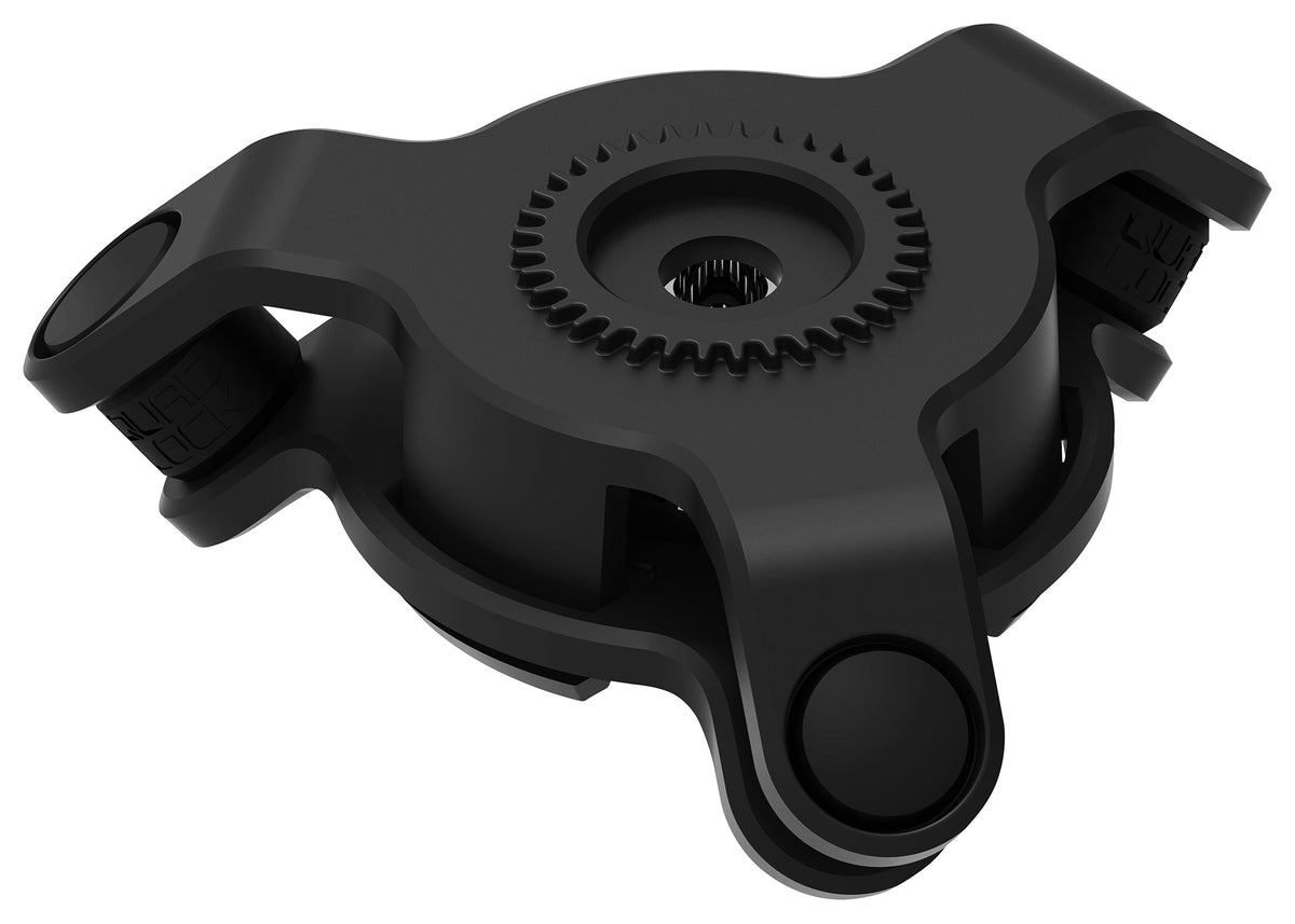 Motorcycle phone vibration dampener representing navigation on a lightweight adventure bike