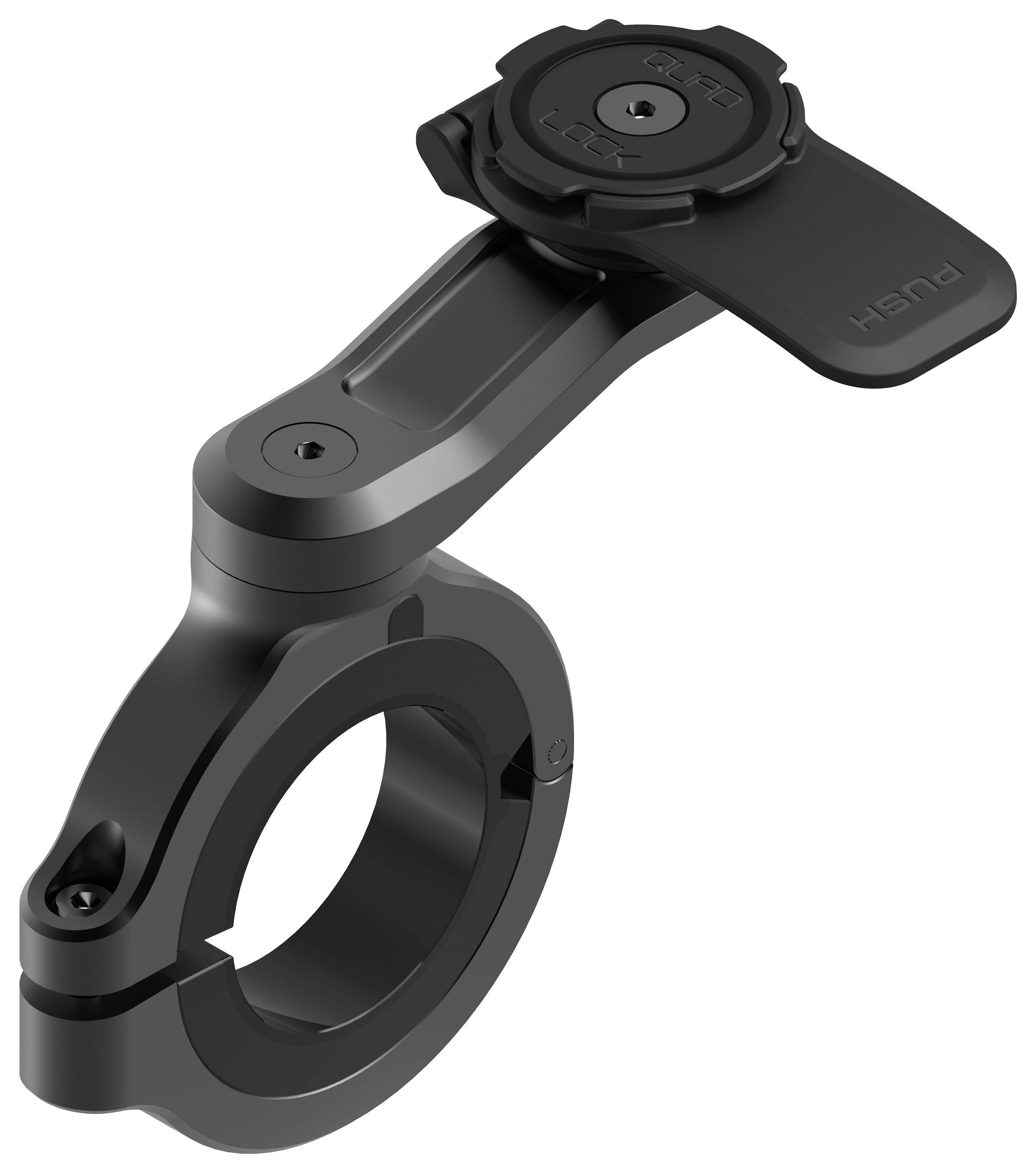 Quad Lock motorcycle handlebar phone mount for navigation