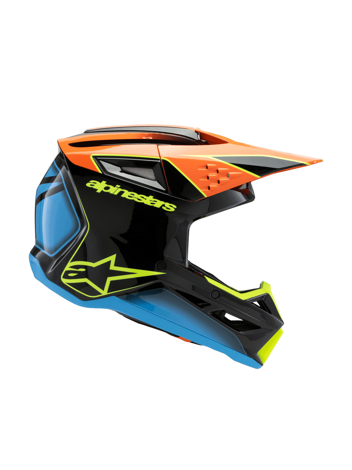 Youth off-road motorcycle helmet for supervised electric dirt-bike riding