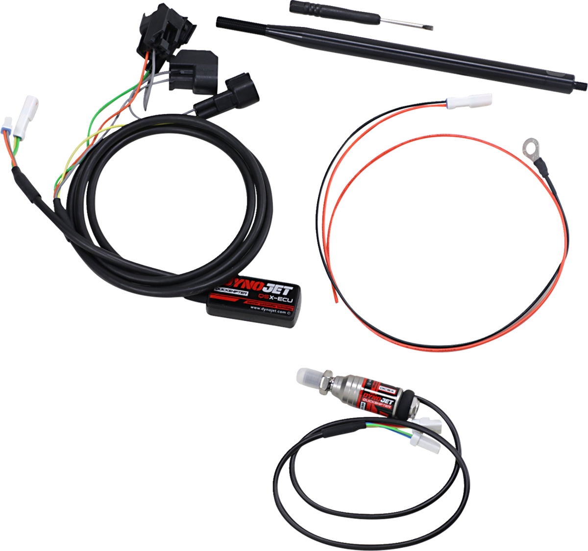 Dynojet motorcycle quickshifter kit used to explain clutchless shift technology