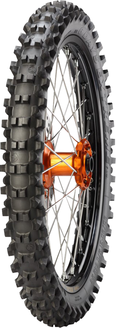 Metzeler enduro tire associated with the Ducati Desmo450 EDS off-road platform