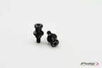 Puig 5924N Hi-Tech Swingarm Spools 10mm Black 2-Pack