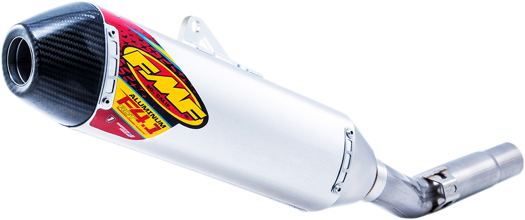 FMF Racing Suzuki RMZ450 2018-2026 Factory 4.1 RCT Stainless SL (Slip-On) w/ Carbon End Cap 043364