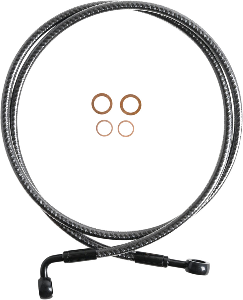 MAGNUM SHIELDING KARBONFIBR EZ-Align Brake Line - Brake Line / Front / 180°/90° / 50" / KARBONFIBR 1741-6289