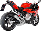 LeoVince Slip-On Muffler - Black Stainless Steel - S1000RR 15241B - BMW S1000RR; BMW S1000R LV-10 - BMW S1000RR 2019-2024; BMW S1000R 2021-2024