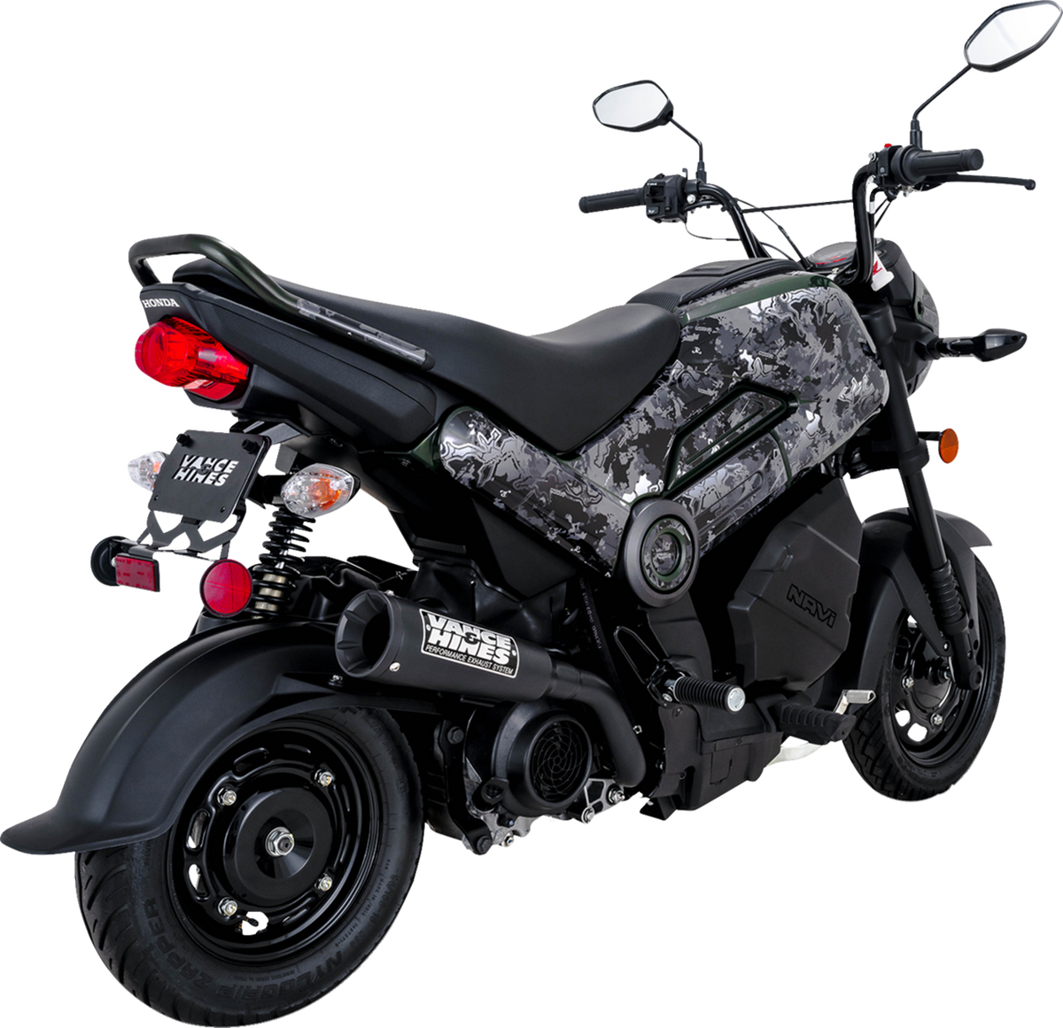 Vance & Hines HONDA 17-22 Navi Upswp Exh Black Slip-On Exhaust