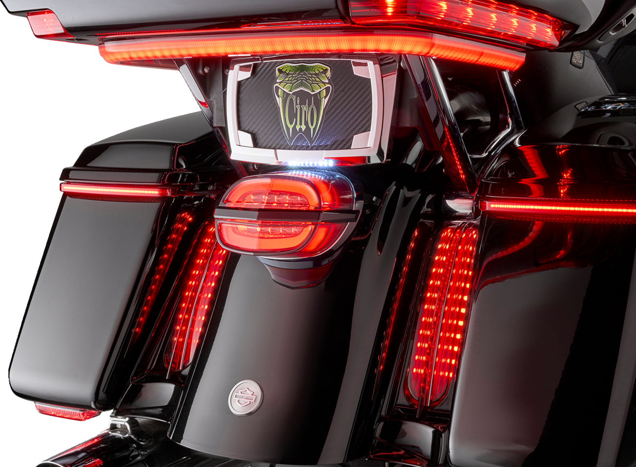 CIRO Taillight - Smoke Lens / with License Plate Light 2010-1505