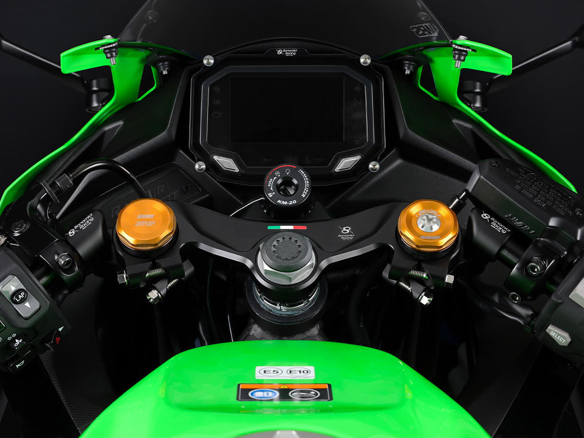 Bonamici Triple Tree Clamp Kawasaki Ninja ZX-4R/RR (Black)