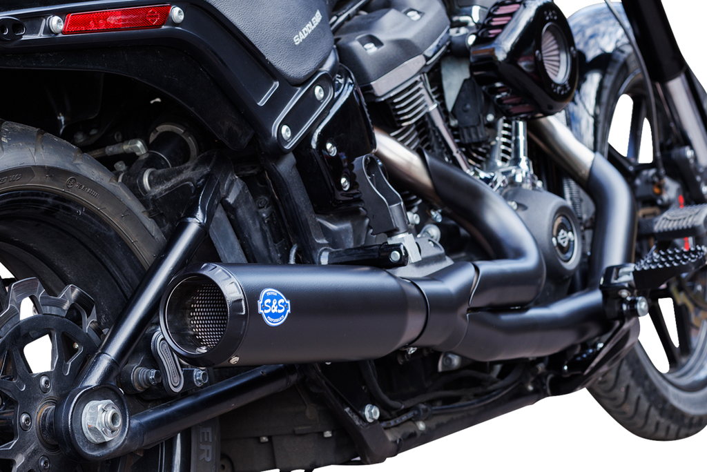 2-into-1 Qualifier Exhaust System - Race Only - Guardian Black