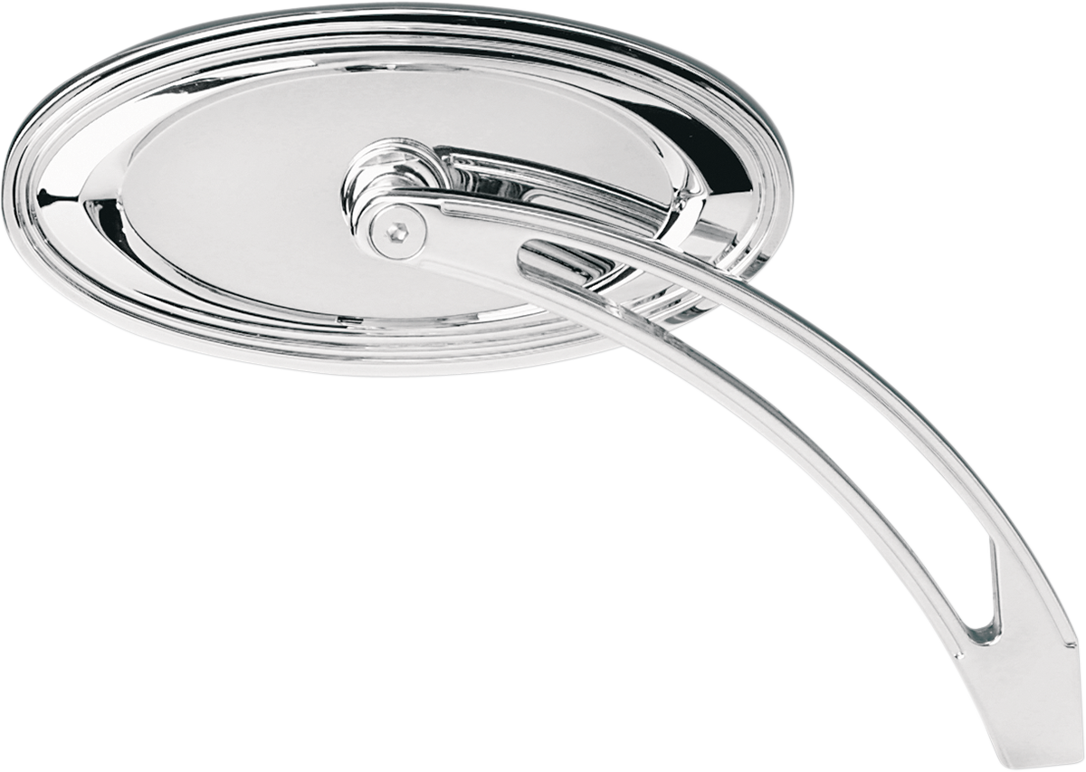 ARLEN NESS Mirror - Side View / Stepped / Oval / Chrome 0640-0028