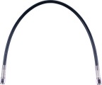 MAGNUM SHIELDING Universal XR Brake Line - 15" / Black w/ Chrome Fittings 1741-6706