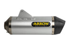 72623pk Arrow Husqvarna 701 Enduro Supermoto 17-24 Homologated Titanium Race Tech Silencer With Carbon End Cap For Arrow Link Pipes 72623pk