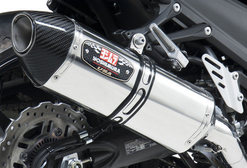 Yoshimura ZX-14R 12-25 Race R-77 Stainless Slip-On Exhaust, w/ Stainless Mufflers