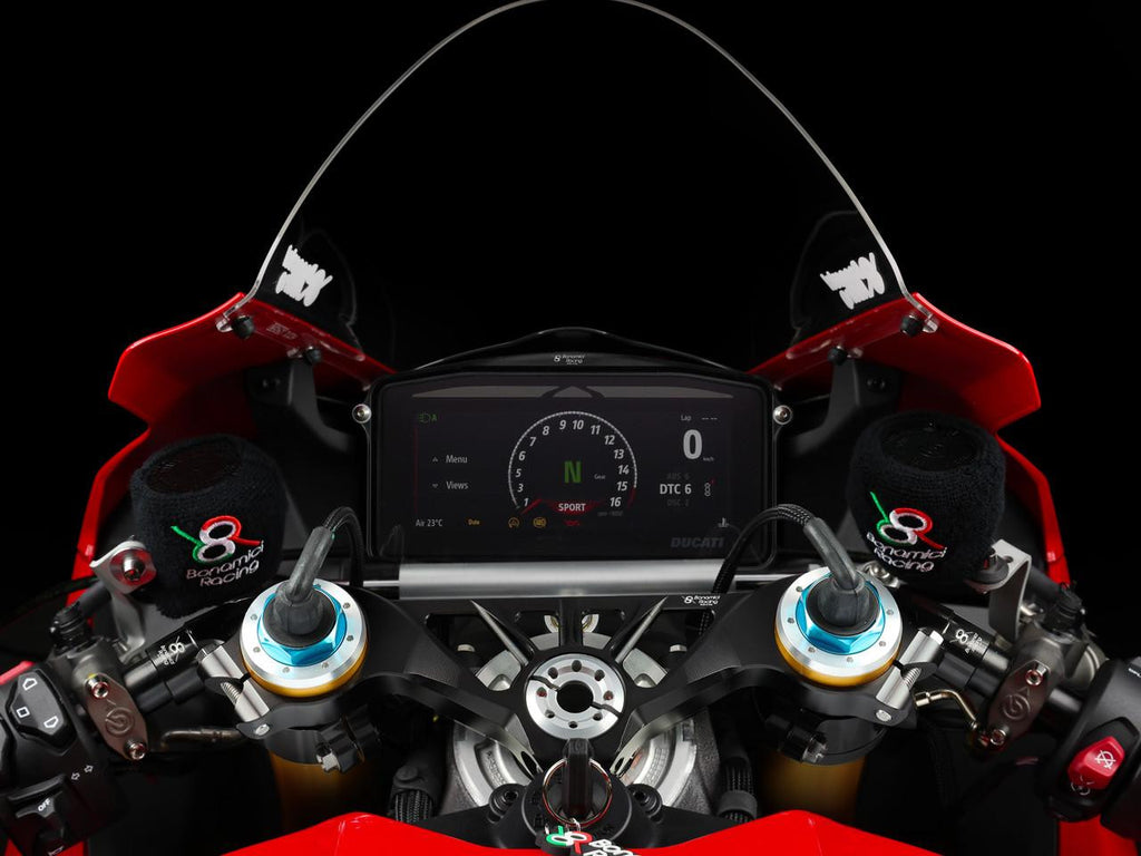 Bonamici Triple Tree Clamp Ducati Panigale V4 S/R (Black) (2025+)
