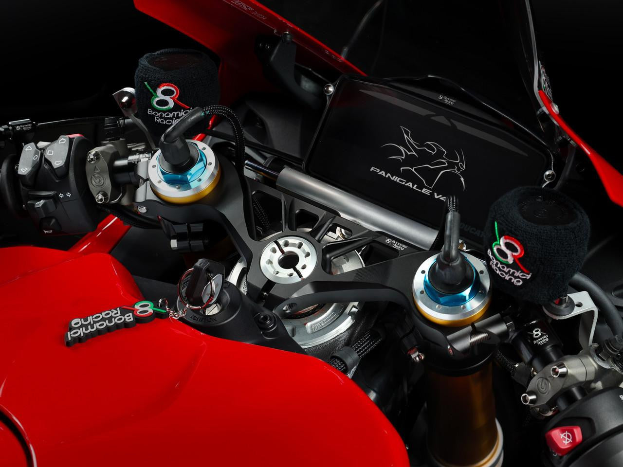 Bonamici Triple Tree Clamp Ducati Panigale V4 S/R (Gold) (2025+)