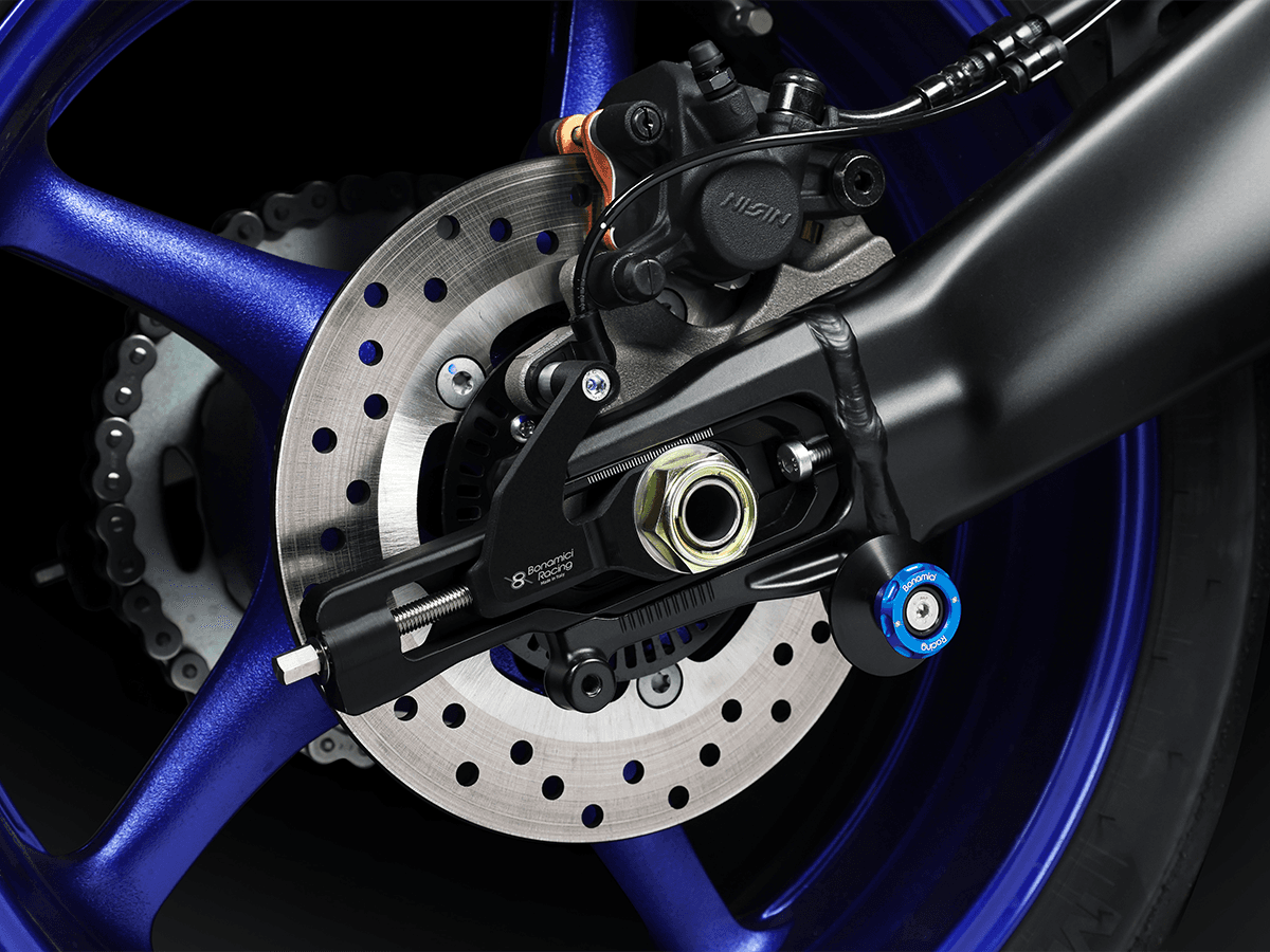 Bonamici Yamaha R9 Chain Adjuster (w/ Captive Caliper Support) (Black)