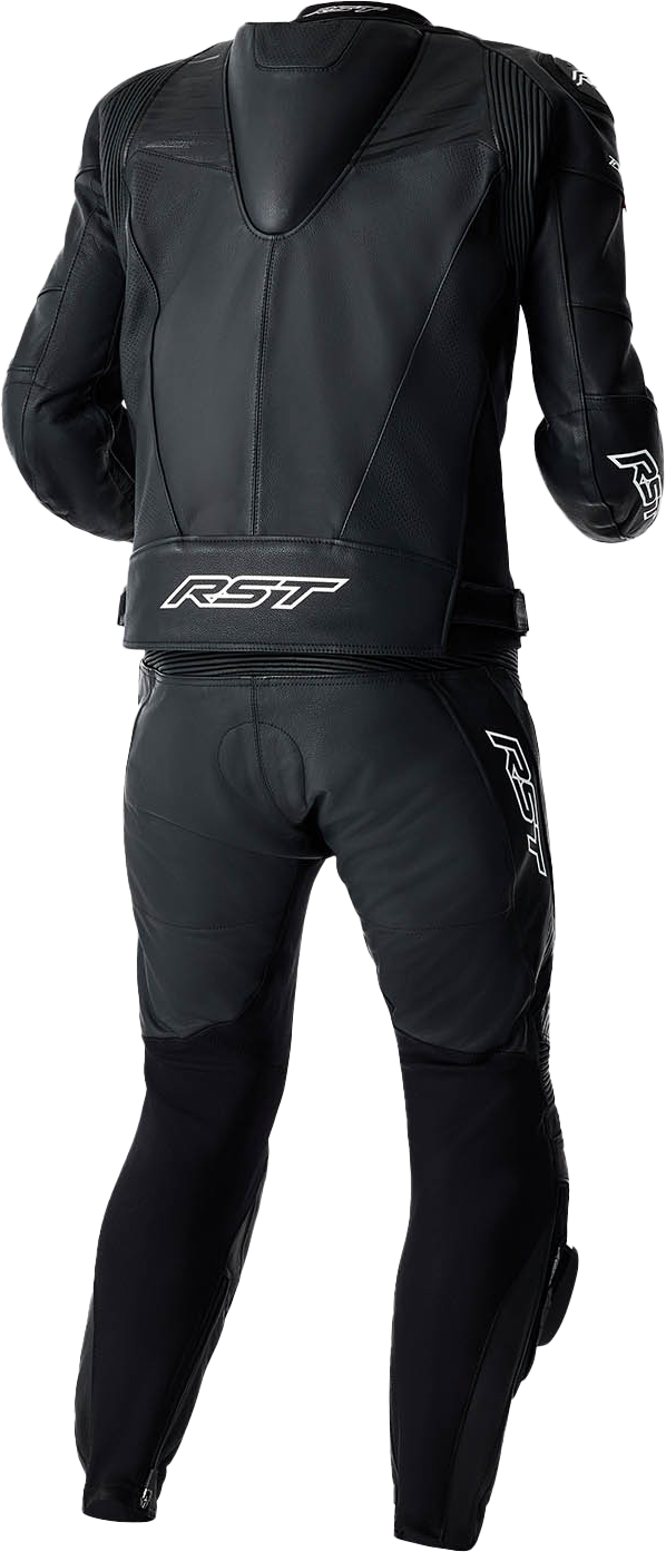 RST Tractech Evo 5 CE Men's Leather Jacket - Black / White - View 8