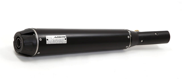 Arrow Yamaha Xsr 700 '21 Homologated Nichrom Dark Rebel Silencer With Carbon Endcap 74509rb