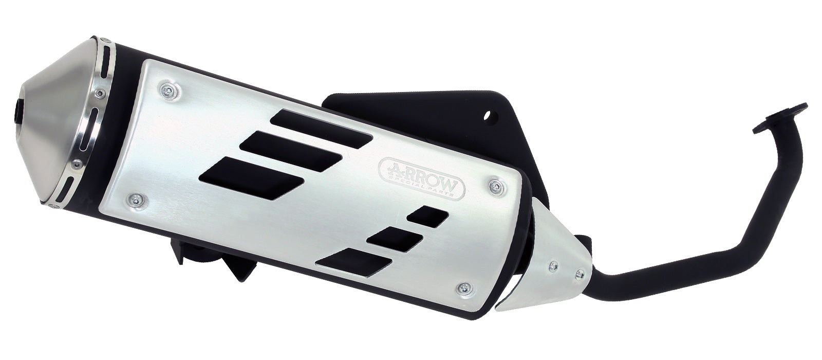 Arrow Aprilia Sr 200gt '22 Aluminum Dark Urban Silencer With Collector 53549ann