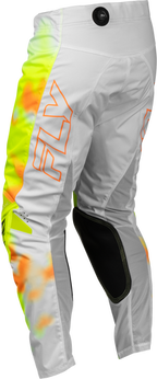 FLY Racing Kinetic Blur Pants (2027) - White / Hi-Viz / Orange - View 24