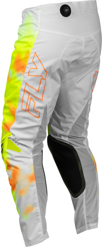 FLY Racing Kinetic Blur Pants (2027) - White / Hi-Viz / Orange - View 24