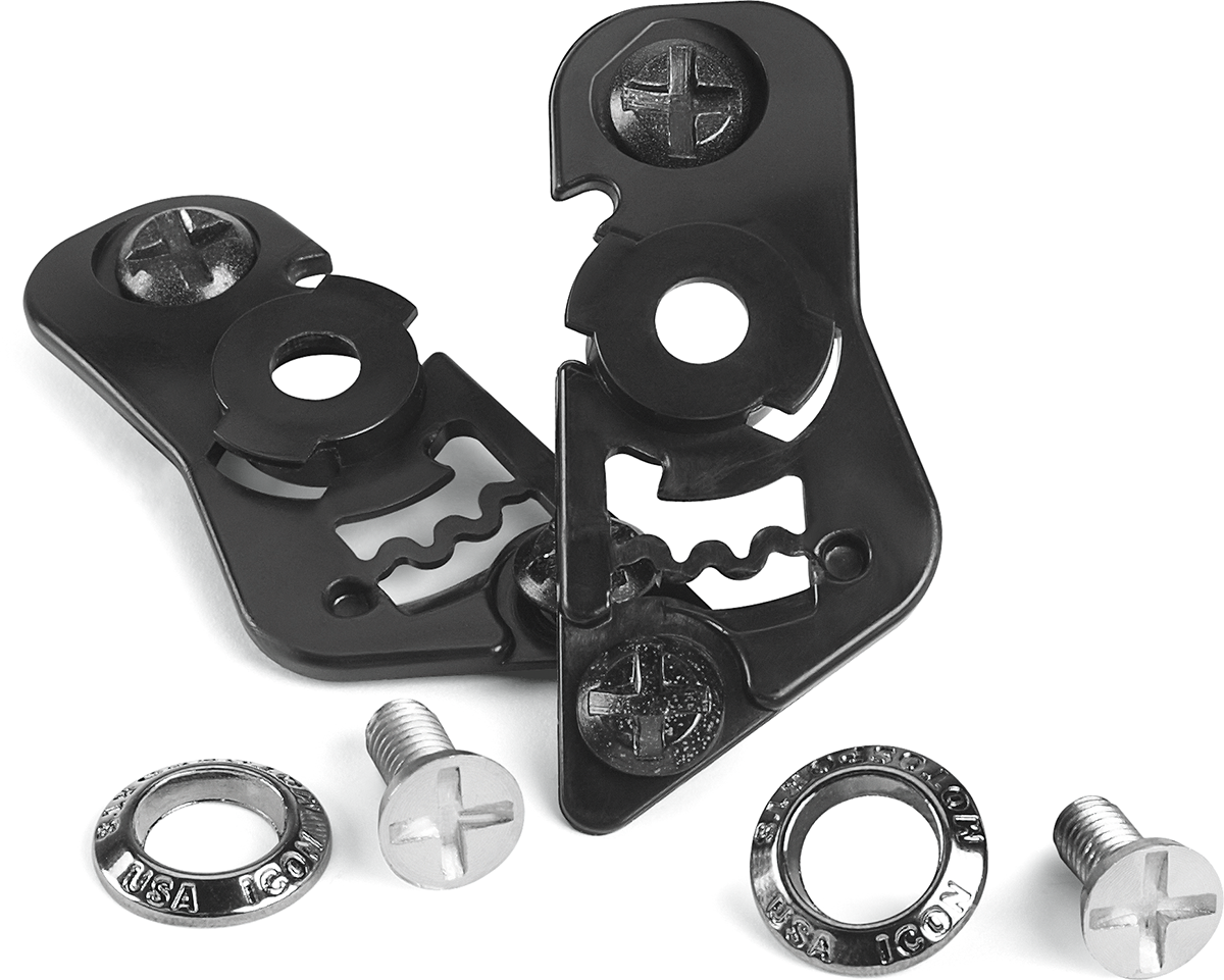 ICON Variant™ Helmet Pivot Kit - Variant™ Pivot Kit / Black 0133-0541