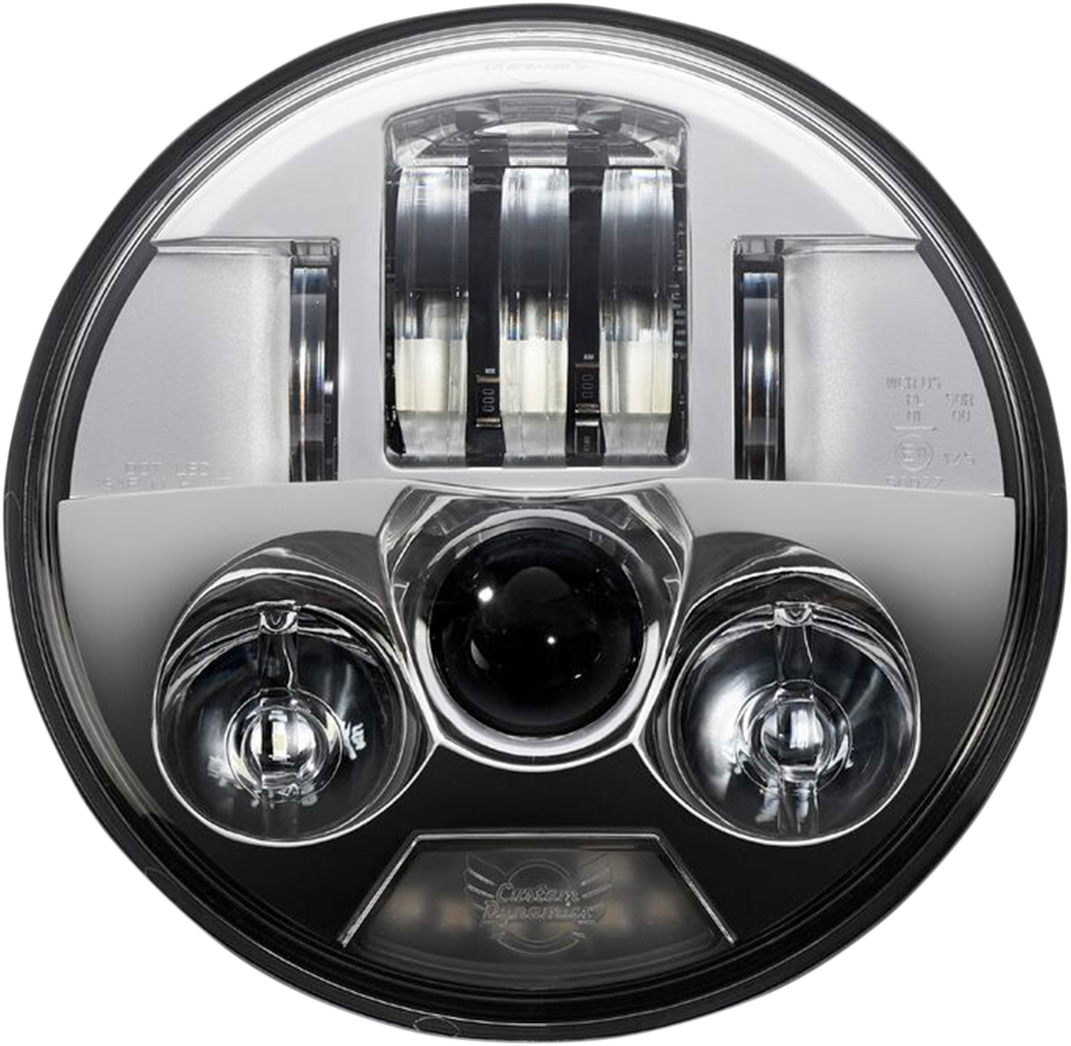 CUSTOM DYNAMICS ProBEAM LED Headlamp 5-3/4" - Chrome 2001-1750