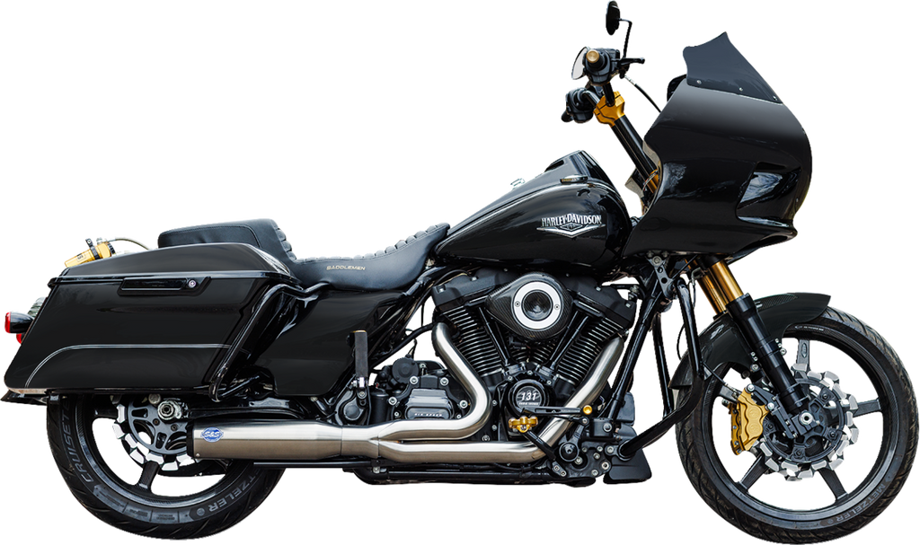 2-into-1 Qualifier Exhaust System - Race Only - Brushed Stainless