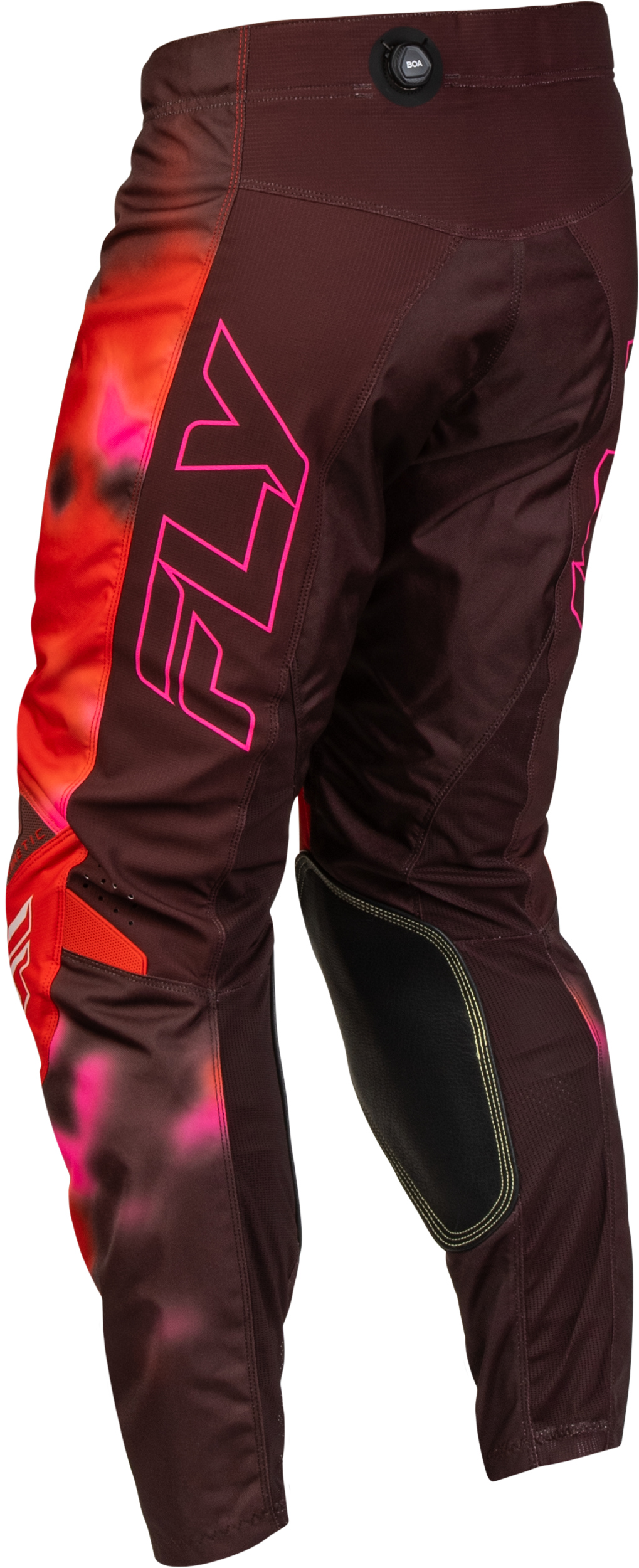 FLY Racing Kinetic Blur Pants (2027) - Red / Maroon - View 7