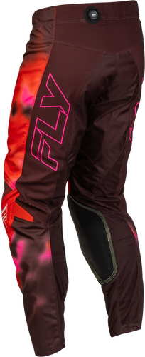 FLY Racing Kinetic Blur Pants (2027) - Red / Maroon - View 23