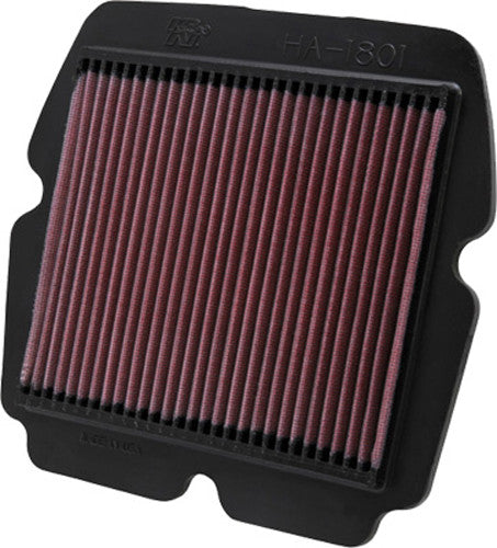 K&N HA-1801 High-Flow Air Filter For Honda GL1800 Gold Wing, Honda GL1800 Gold Wing Airbag, And Honda GL1800 Valkyrie