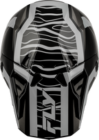 FLY Racing Formula CP Charge Helmet (2027) - Black / Grey / Light Grey - View 25