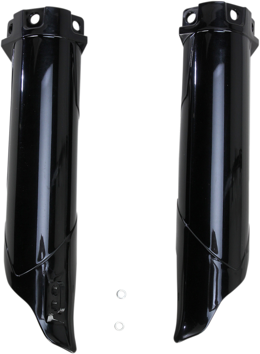 ACERBIS Fork Covers - Lower / Black 0412-0232