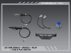 Yoshimura Type G Standard LED Signal Kit for V2 Fender Eliminators