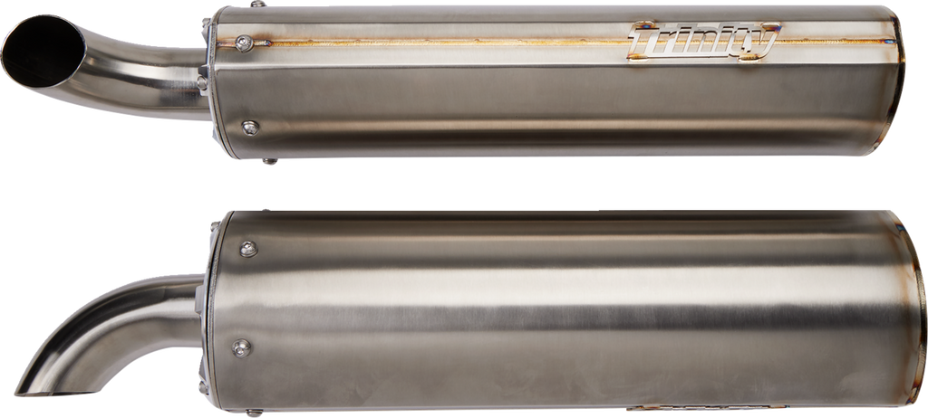 TRINITY RACING Stainless Steel Slip-On Muffler - Stainless Steel Slip-On Mufflers 1831-1061