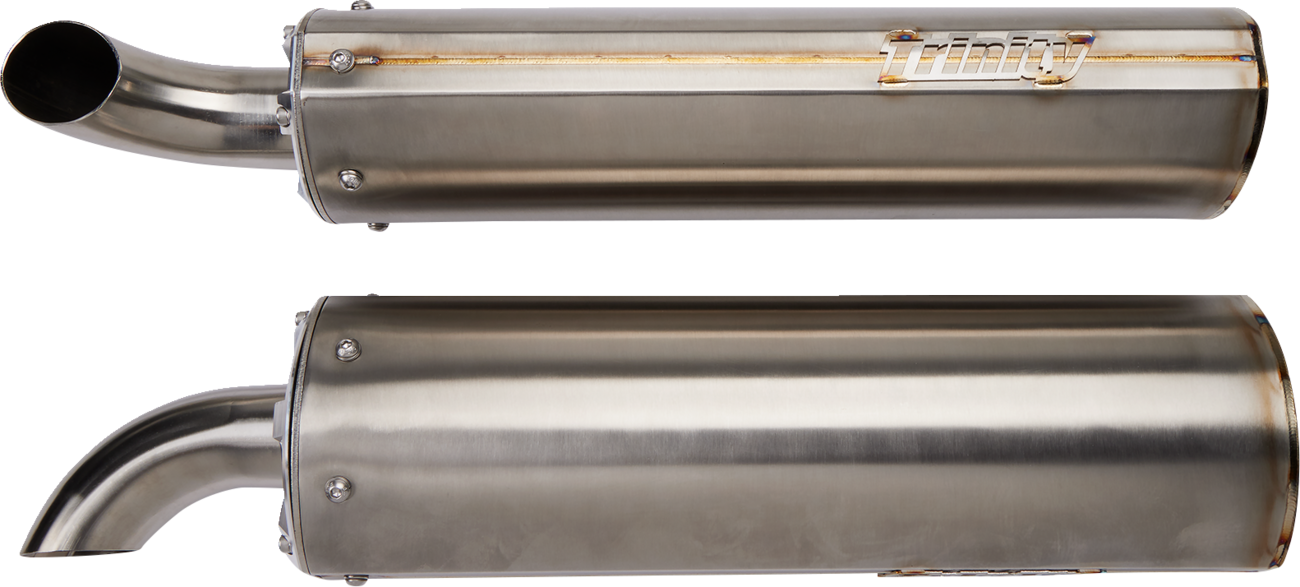 TRINITY RACING Stainless Steel Slip-On Muffler - Stainless Steel Slip-On Mufflers 1831-1061