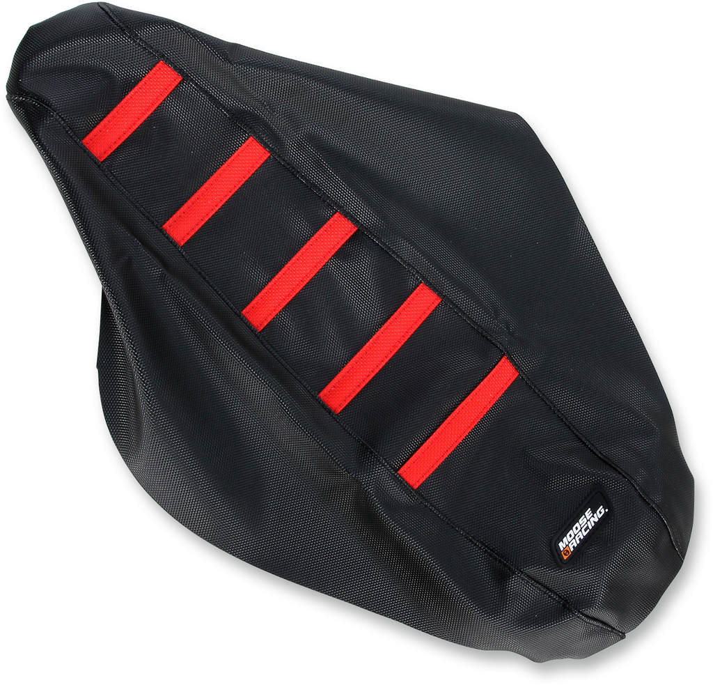 MOOSE OFFROAD Ribbed Seat Cover - Black / Gas Gas MC50 '24-'25 0821-3751