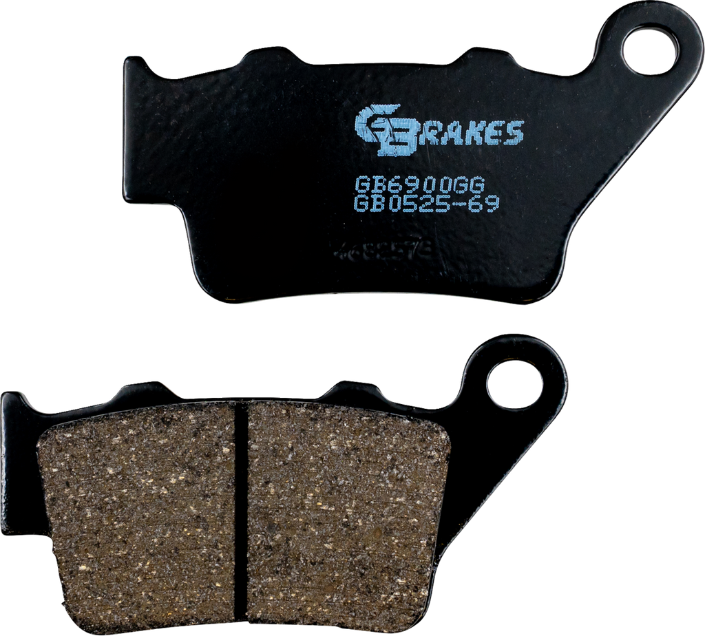 GBRAKES Semi Metallic Brake Pads - Brake Pads / Semi-Metallic/Ceramic / Rear 1721-3733