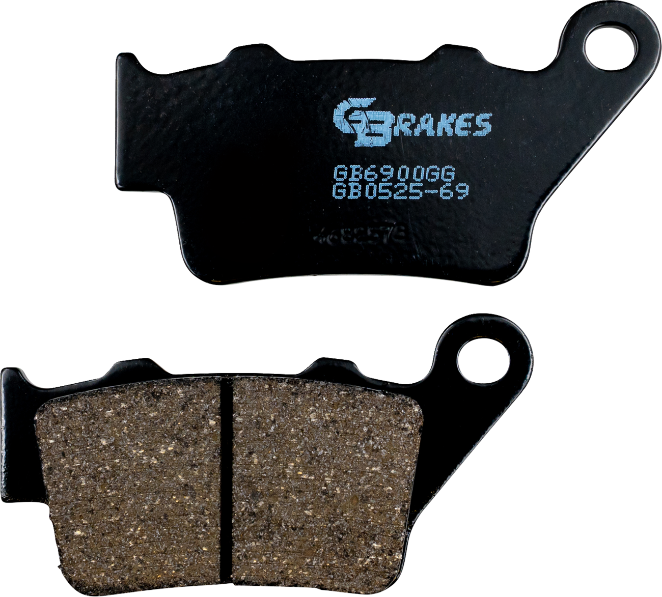 GBRAKES Semi Metallic Brake Pads - Brake Pads / Semi-Metallic/Ceramic / Rear 1721-3733