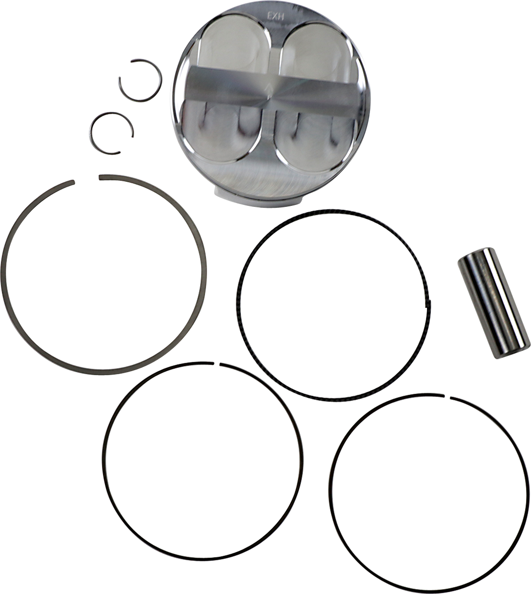 JE PISTONS Piston Kit - 96.00 mm / 13.5:1 CR / Kawasaki 0910-5900