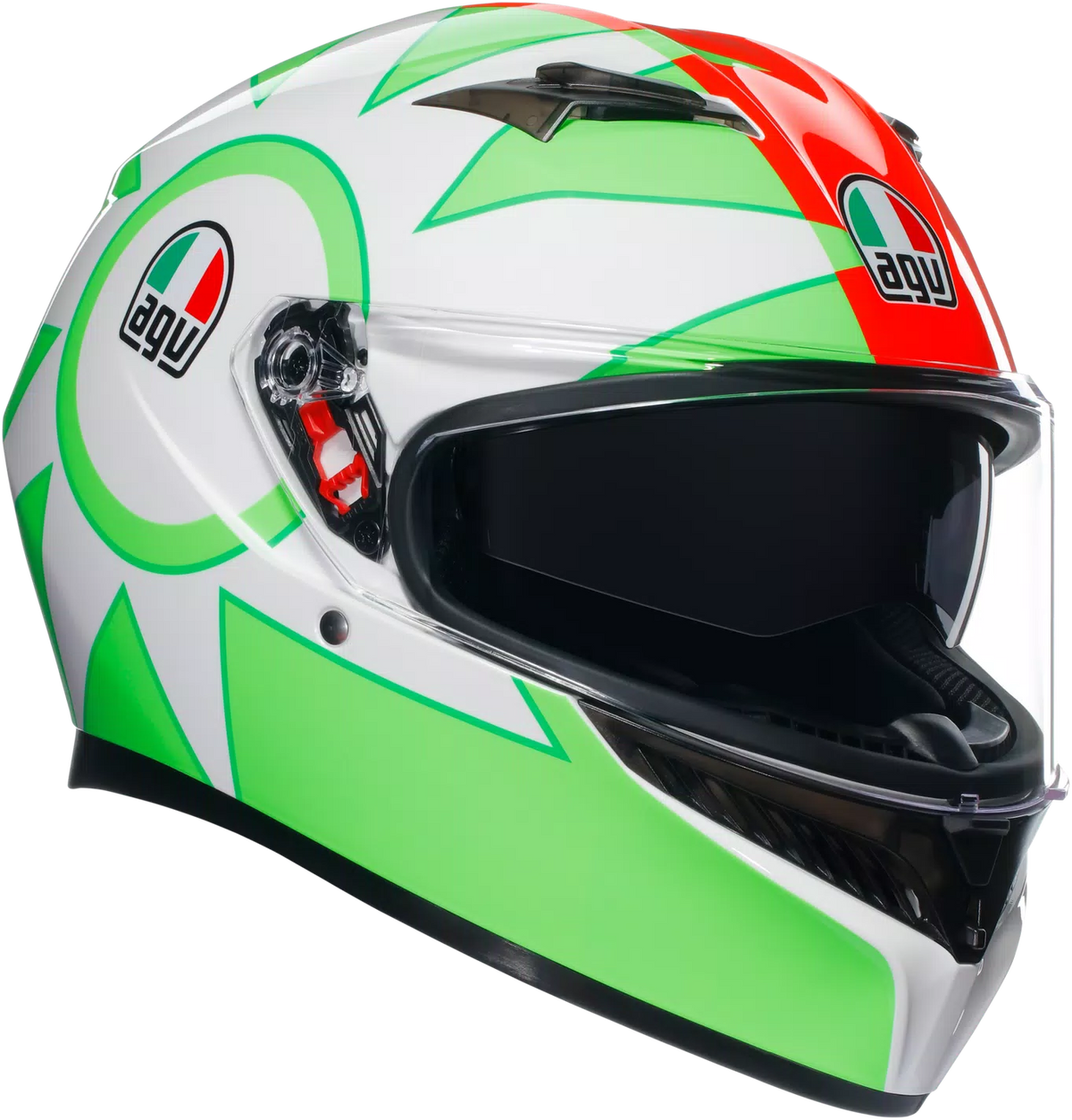 010115482 AGV K3 Rossi Mugello 2018 Helmet