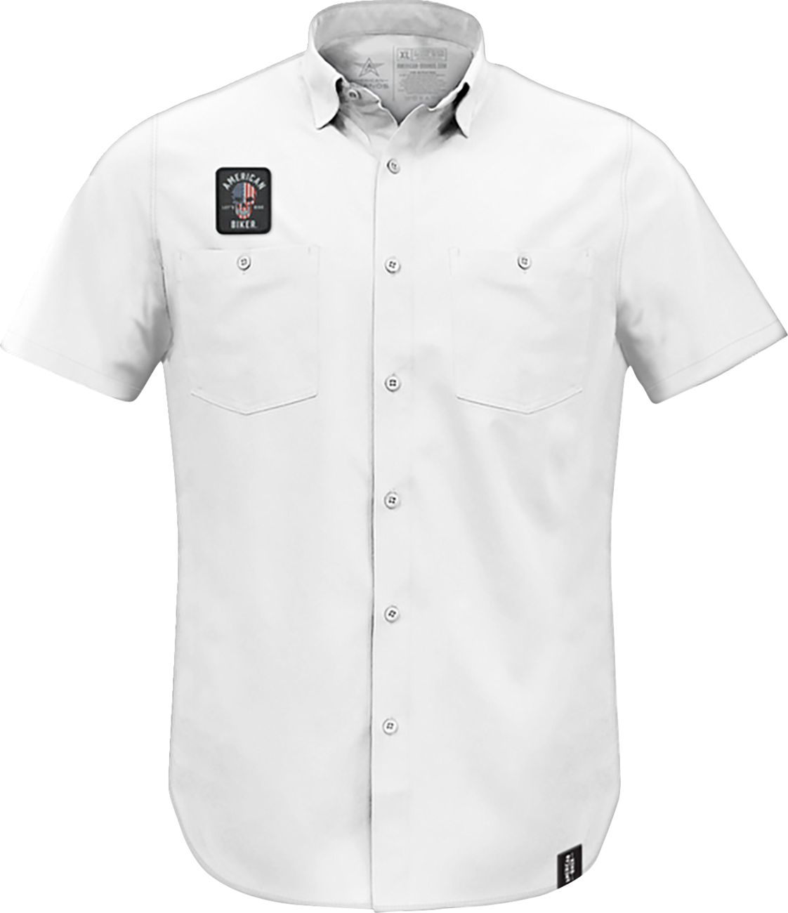 AMERICAN BIKER Biker Sam Lightweight Shirt - Red/White/Blue / 2XL 3040-3411