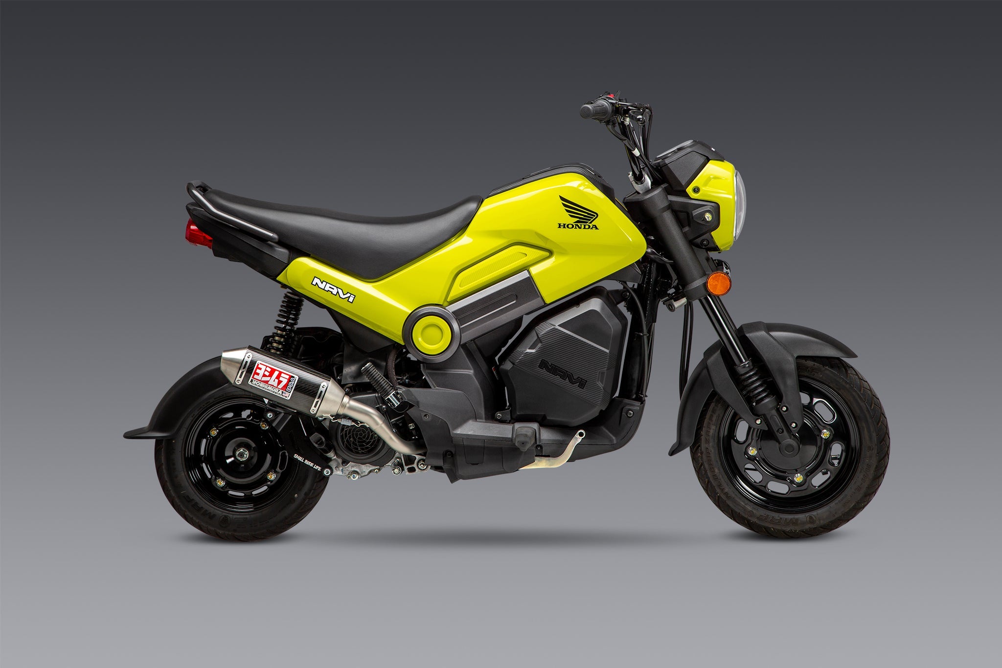 Yoshimura Navi 22-26 Mini RS-2 Works Finish Stainless Full System with Carbon Muffler