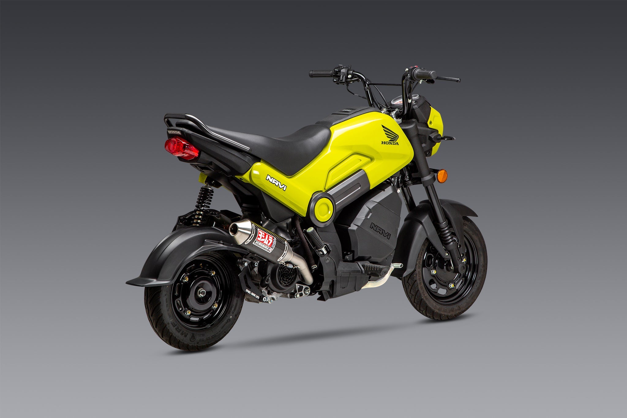 Yoshimura Navi 22-26 Mini RS-2 Works Finish Stainless Full System with Carbon Muffler