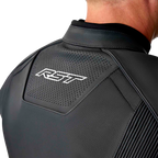 RST S-1 CE Men's Leather Jacket - Black / White - View 20