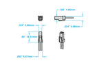 Yoshimura Type A Standard LED Signal Kit for V2 Fender Eliminators
