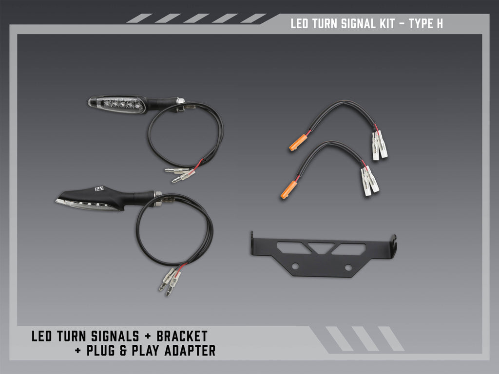 Yoshimura Type H Standard LED Signal Kit for V2 Fender Eliminators